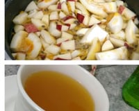 Chá de maracujá com maçã e gengibre