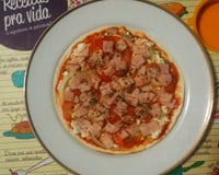 Pizza de frigideira leve
