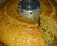 Bolo de milho com farinha de trigo
