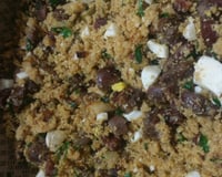 Farofa de miúdos de frango