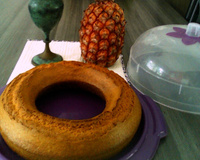 Bolo de cenoura sem ovos e com leite de soja