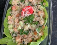 Salada de quinoa