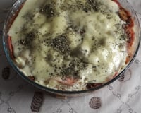 Arroz de forno com carne moída
