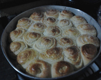 Rosca caracol de coco