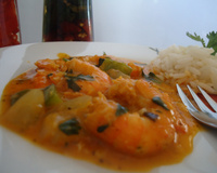 Camarão ao leite de coco