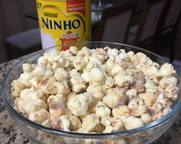 Pipoca de leite em pó