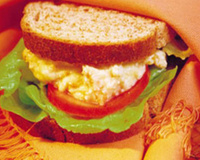 Saudável sanduíche