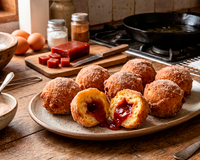 Bolinho de chuva com goiabada: receita de infância que ganhou um recheio ainda mais gostoso