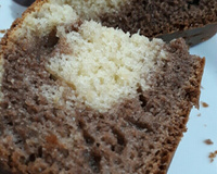 Bolo de liquidificador mesclado