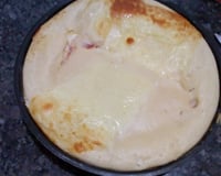 Torta cremosa de presunto e queijo