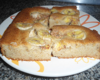 Bolo fácil de banana