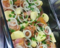 Frango à passarinho no forno