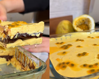 Misturei mousse de maracujá de corte com ganache e o resultado ficou simplesmente irresistível!