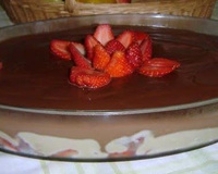 Bombom aberto de morango