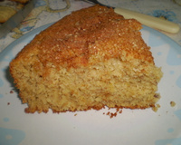 Bolo de fibras da Lú (ração humana)