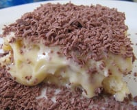 Cobertura de chocolate com leite condensado