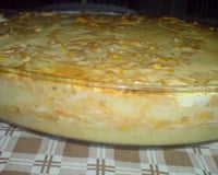 Torta de batata com requeijão