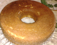 Bolo de fubá integral