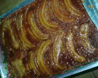 Torta de banana de liquidificador