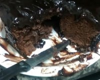 Bolo de chocolate de liquidificador