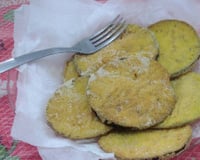 Berinjela frita bem sequinha