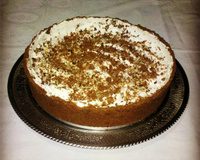 Torta mousse de chocolate com chantilly