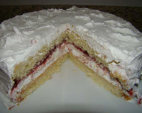 Bolo de aniversário da Luzia