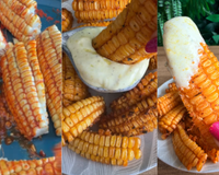 Melhor que milho de praia: faça essa versão tostada na airfryer e depois é só mergulhar no molho