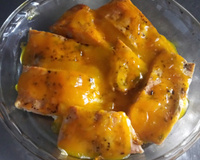 Salmão ao molho de maracujá