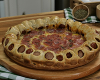 Pizza de cachorro-quente