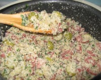 Farofa simples e saborosa