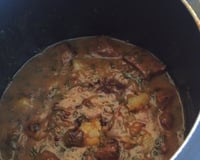 Assado de panela de pressão