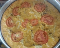 Torta fácil de presunto e mussarela