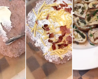 Receita com frango diferente para variar o cardápio da semana: enroladinho e recheado!