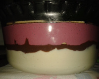 Creme com camadas