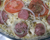 Pizza de batata palito