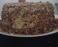 Bolo de limão com cobertura de Bis