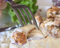 Empanado de peito de frango