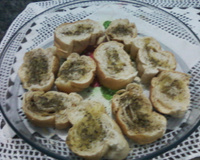 Torrada rápida e simples de microondas