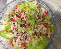 Salada simples refrescante