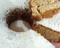 Bolo de banana de liquidificador