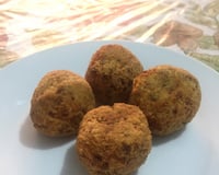 Bolinho de mandioca recheado