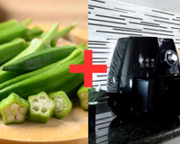 Quiabo crocante e sem baba só se você seguir esses passos na airfryer (E FAZ RAPIDINHO!)