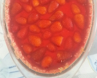 Torta gelada de morango