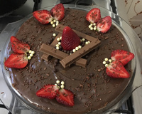 Torta de chocolate gelada