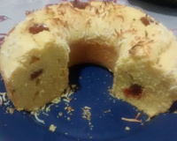 Bolo de fubá de liquidificador super fofo