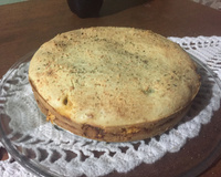 Torta de frango cremosa de liquidificador