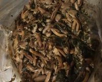 Shimeji na manteiga à brasileira