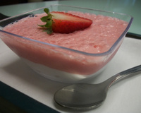 Maria-mole com creme de morango