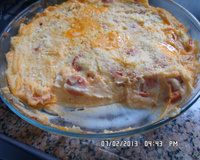 Escondidinho de salsicha